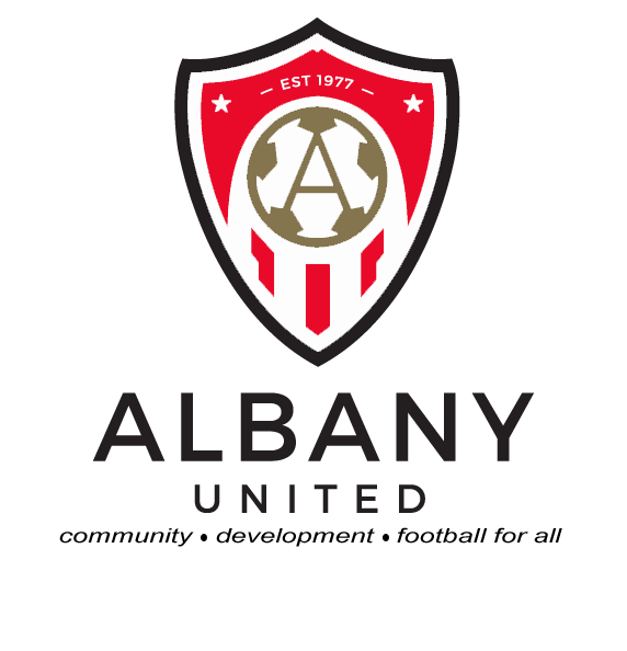 Albany United Football logo