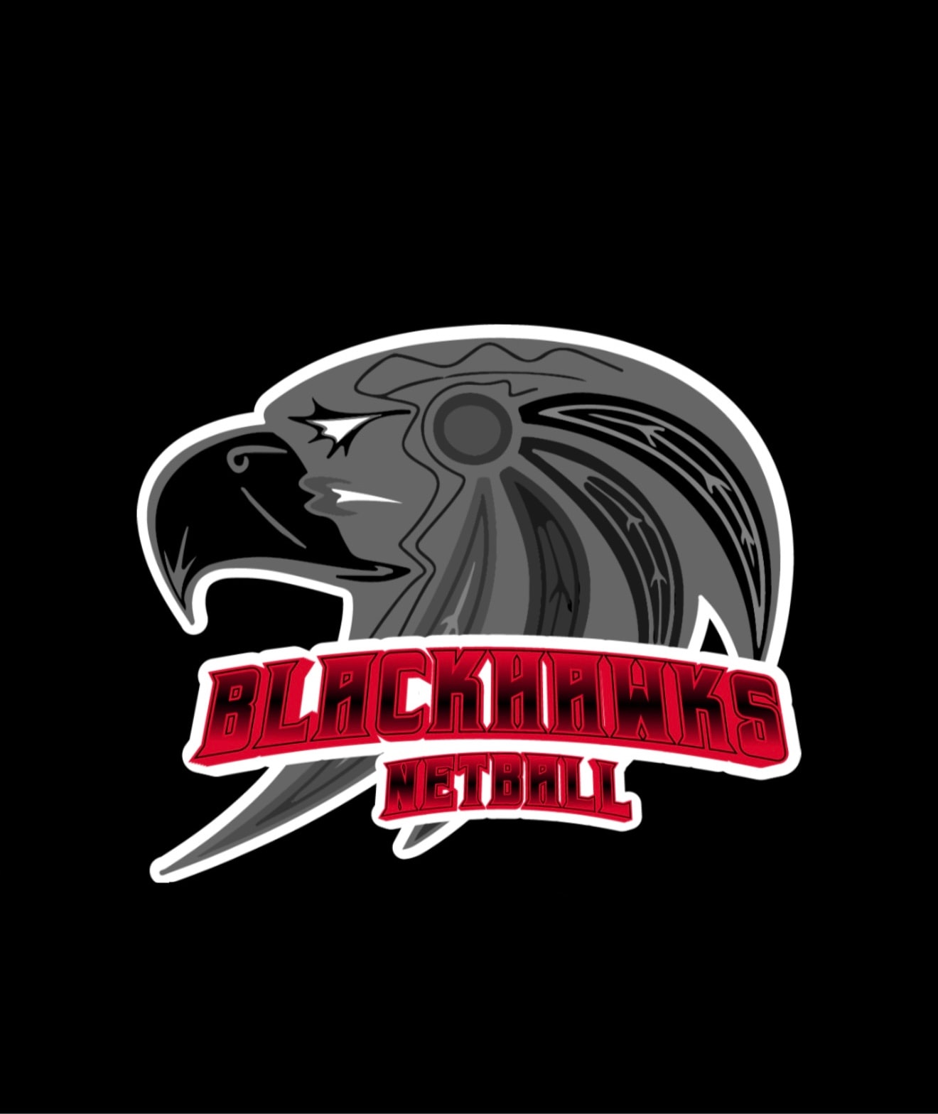 Blackhawks Netball Club logo