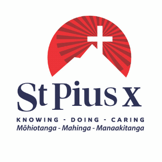 St Pius X School (New Plymouth) logo