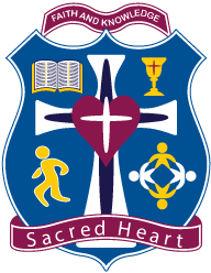 Sacred Heart School (Waikiwi) logo