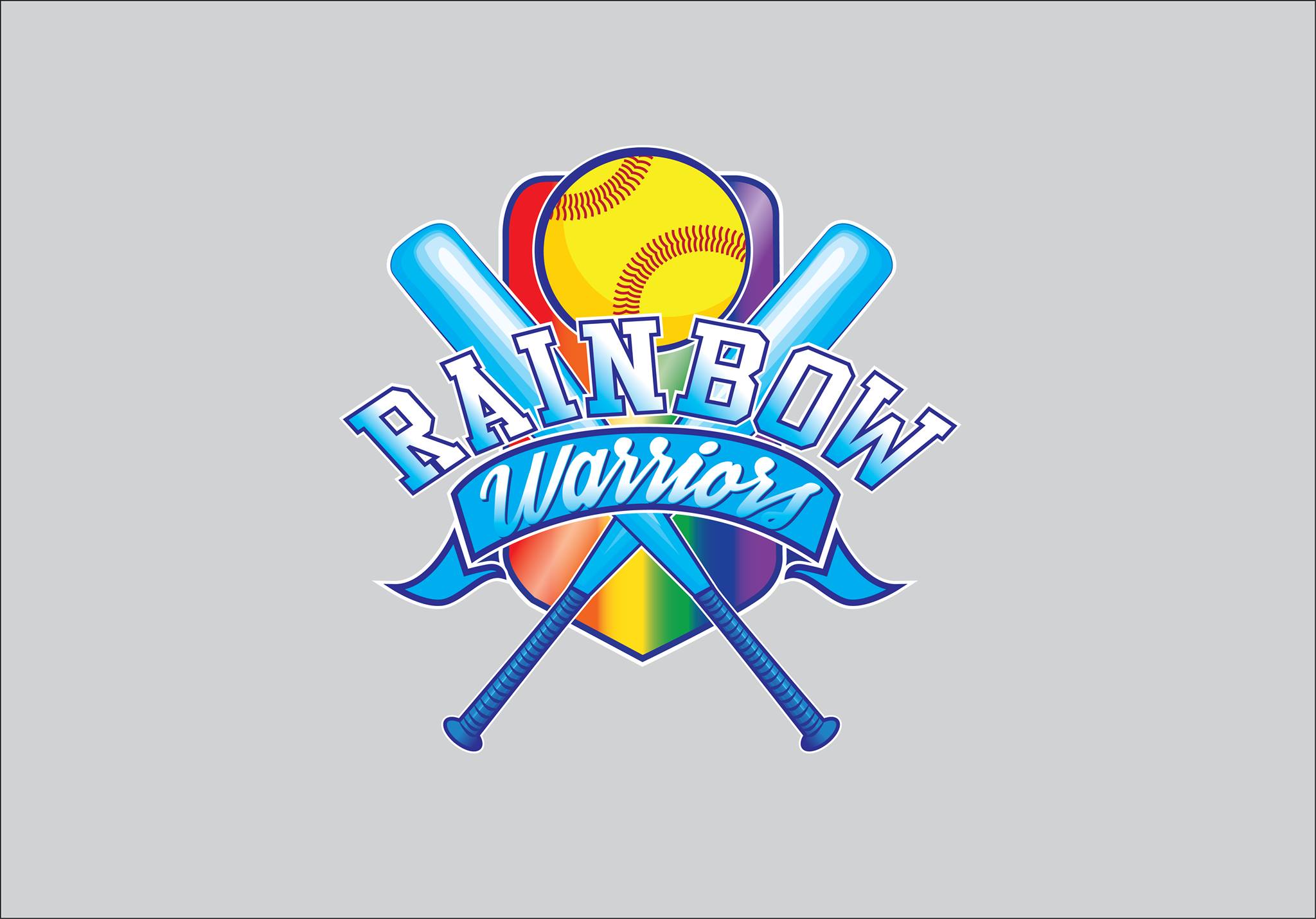 Rainbow Warriors Softball Club logo