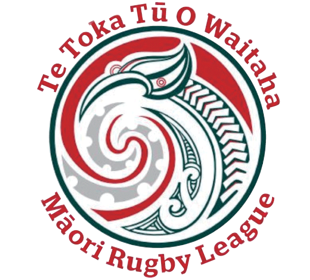 Te Toka Tū O Waitaha Māori Rugby League logo