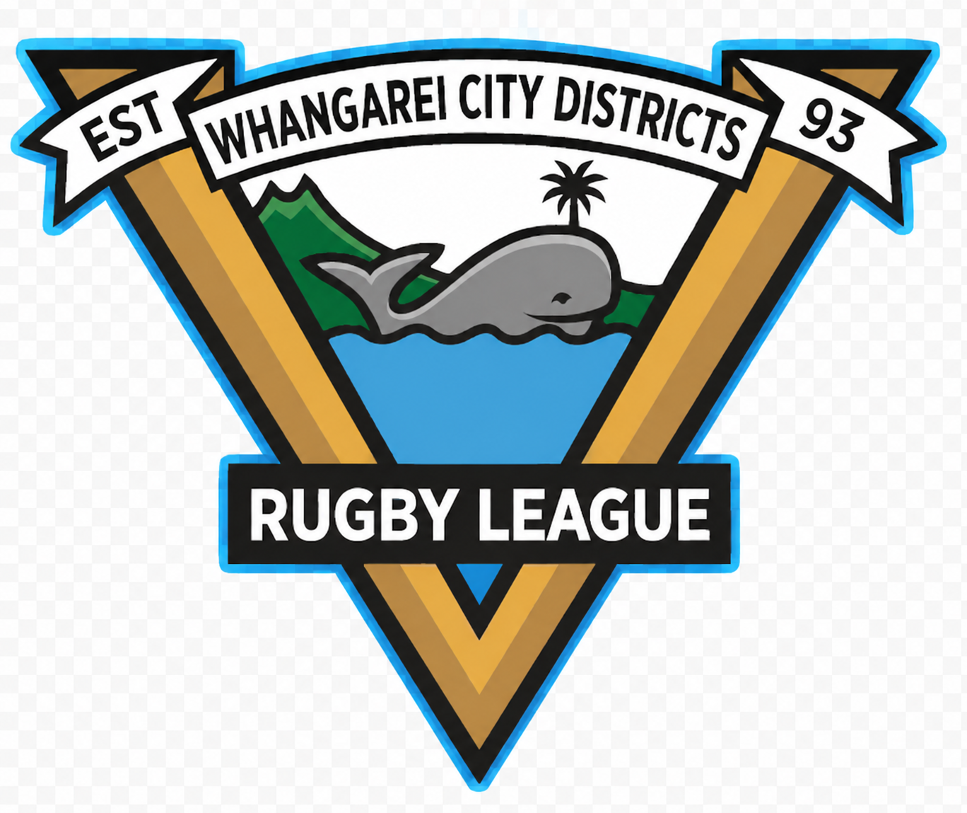 Whangarei City Districts Rugby League logo
