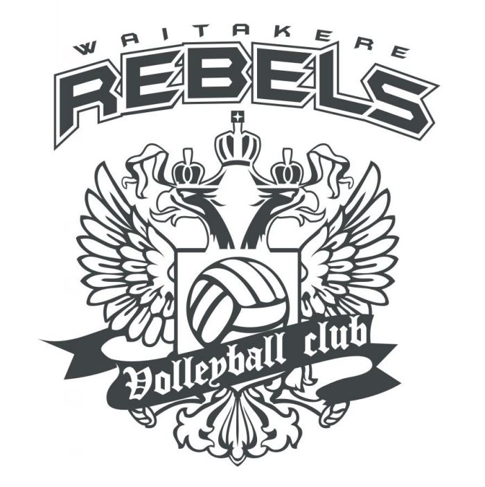 Waitakere Rebels Volleyball logo