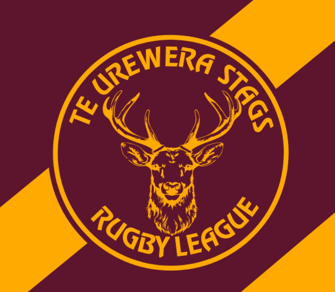 Te Urewera Stags Rugby League logo