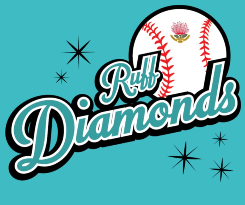 Ruff Diamonds Softball logo